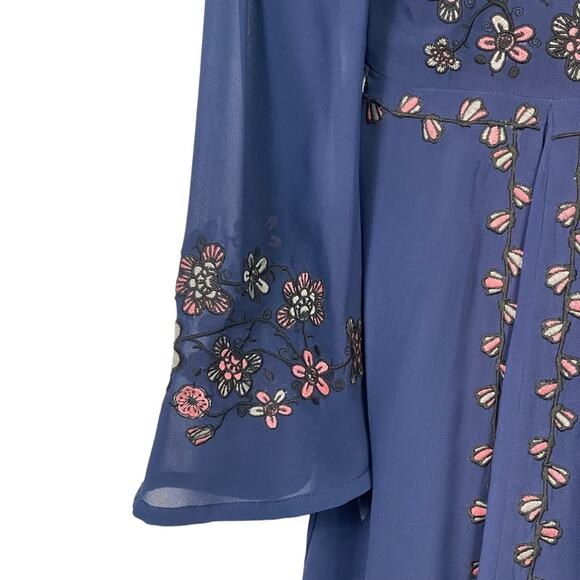 For Love & Lemons Niccola Embroidery Floral Mini Dress Size Medium NEW - Picture 5 of 9